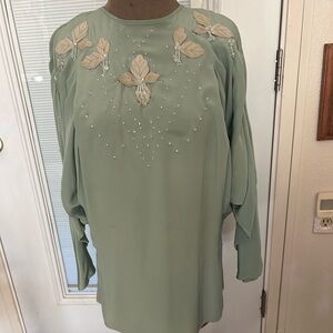 Mercedes & Adrienne &co. VINTAGE BLOUSE size 2